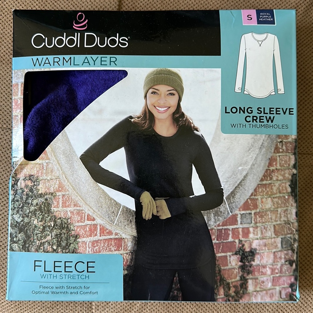NIB cuddle duds purple size s